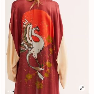 Free People Maxi Kimono
